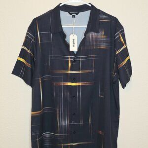 NWT Ouku Men's Short Sleeve Shirt, Size XL
